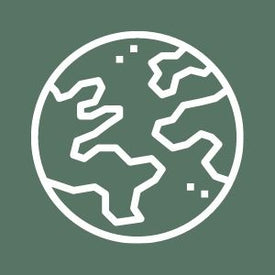 world globe to represent giving back