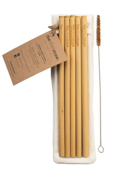 original bamboo straws 10-pack